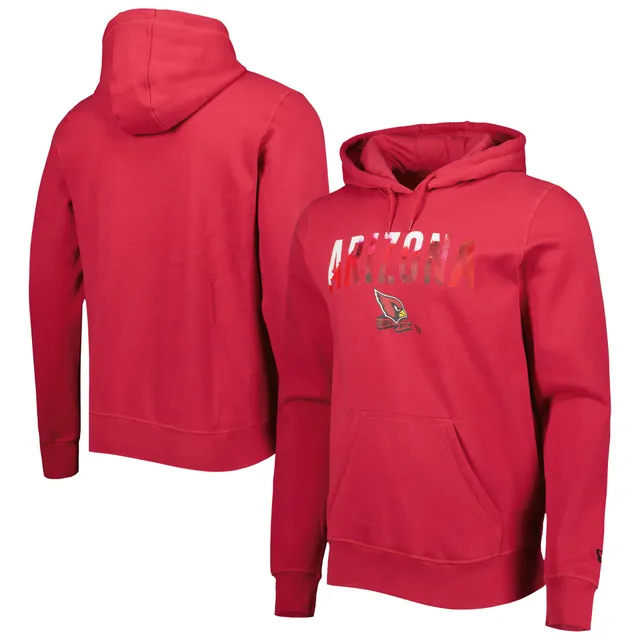 Nike Men's Arizona Cardinals Therma-FIT Color Block Red Full-Zip