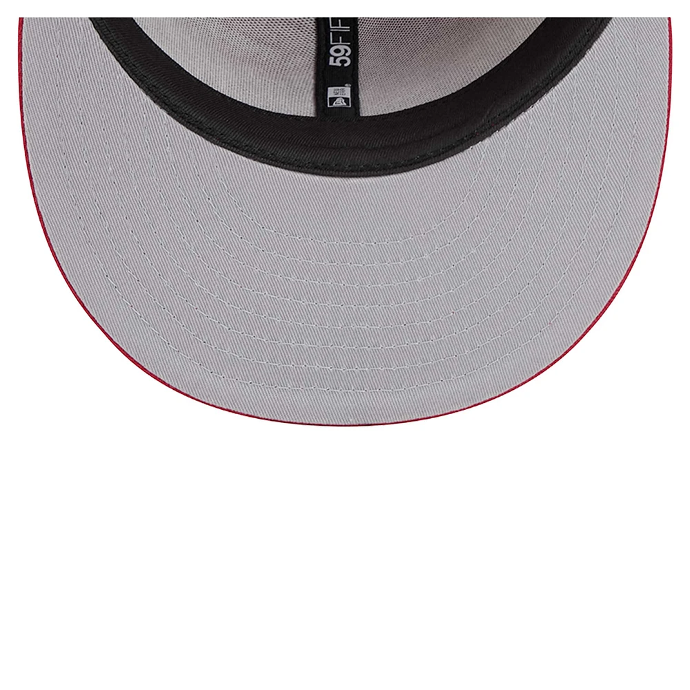 Casquette ajustée 59FIFTY Cardinal Arizona Cardinals de New Era pour homme