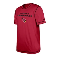 T-shirt à imprimé Third Down Puff des Cardinals de l'Arizona New Era pour hommes