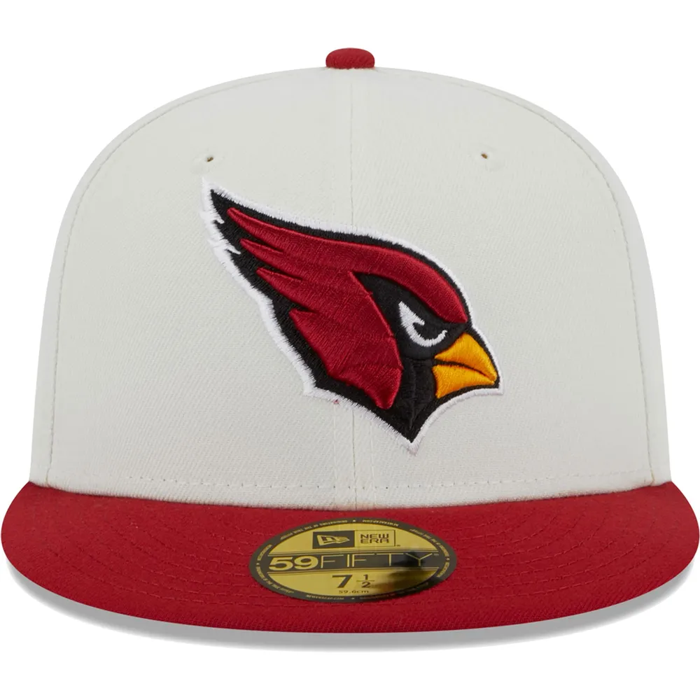 Arizona Cardinals Hat Cap 7 3/4 Red White NFL Football New Era Mens