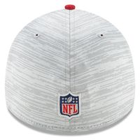 Men's New Era Gray/Cardinal Arizona Cardinals 2021 NFL Training Camp Official 39THIRTY Flex Hat