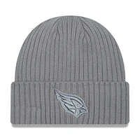 Men's New Era Gray Arizona Cardinals Color Pack Cuffed Knit Hat