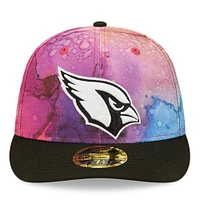 Men's New Era Pink/Black Arizona Cardinals 2022 NFL Crucial Catch Low Profile 59FIFTY Fitted Hat