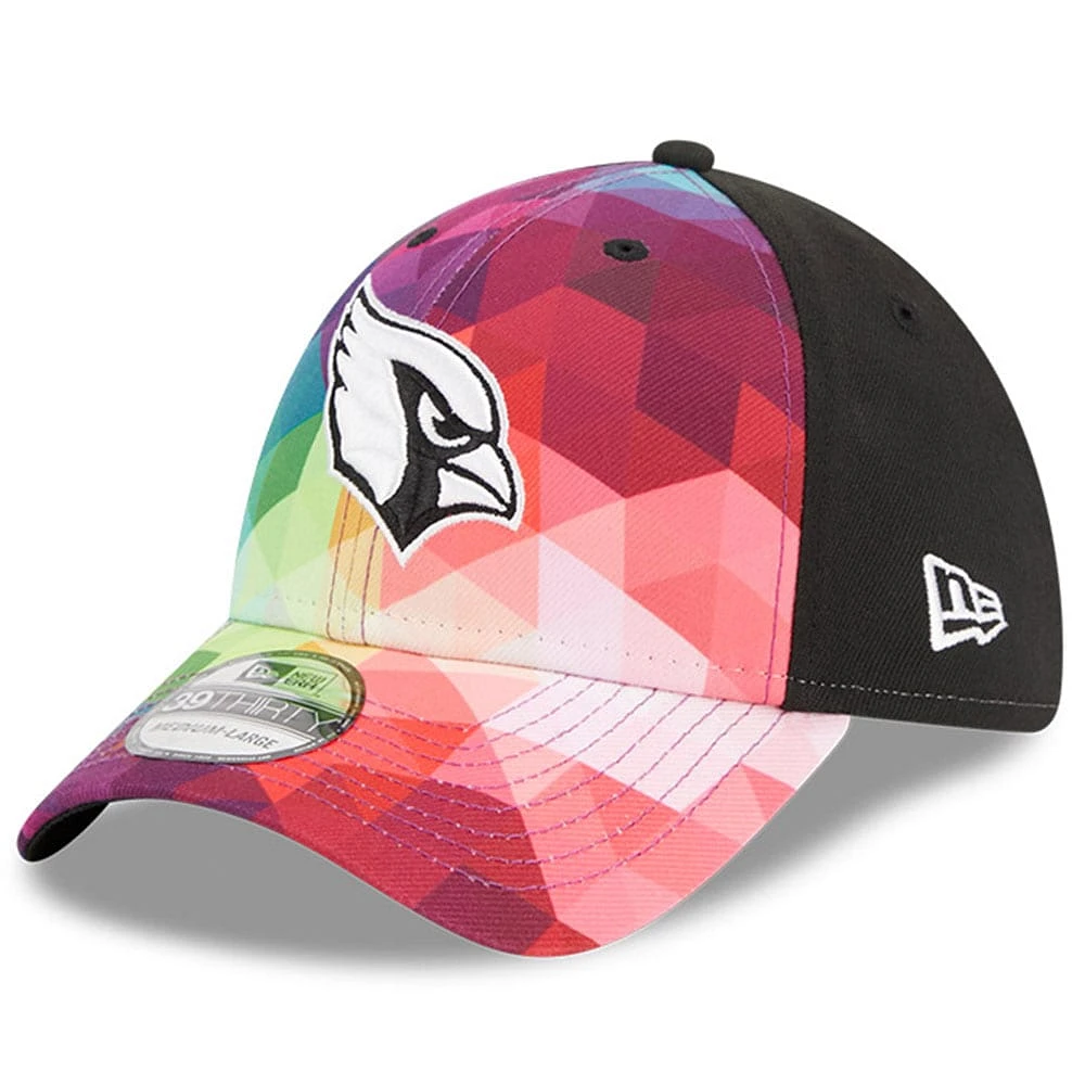 Men's New Era Pink Arizona Cardinals 2023 NFL Crucial Catch 39THIRTY Flex Hat