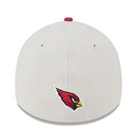 Men's New Era Stone/Cardinal Arizona Cardinals 2023 NFL Draft 39THIRTY Flex Hat