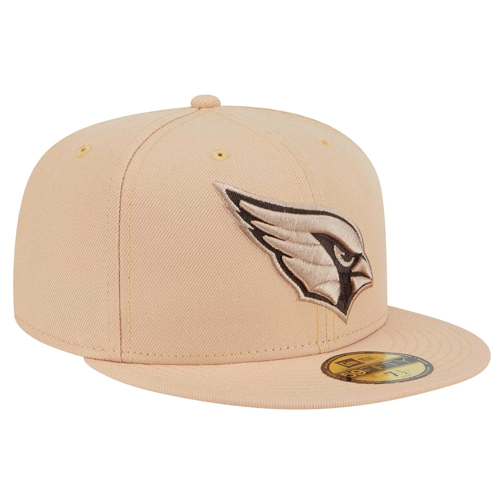 Casquette ajustée 59FIFTY Candied Pecan des Cardinals de l'Arizona New Era pour homme