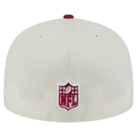 Men's New Era  White/Cardinal Arizona Cardinals Main 59FIFTY Fitted Hat