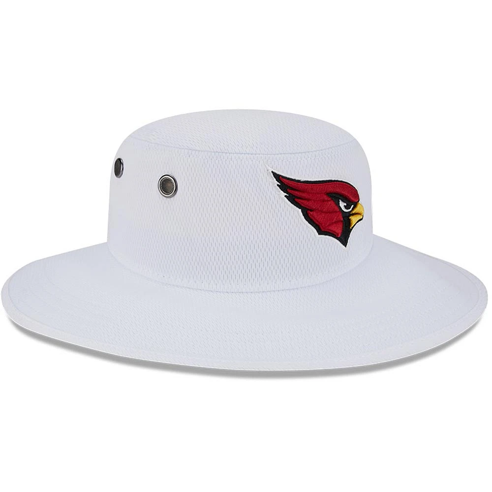 Chapeau bob Panama pour homme New Era Arizona Cardinals 2023 NFL Training Camp - Blanc