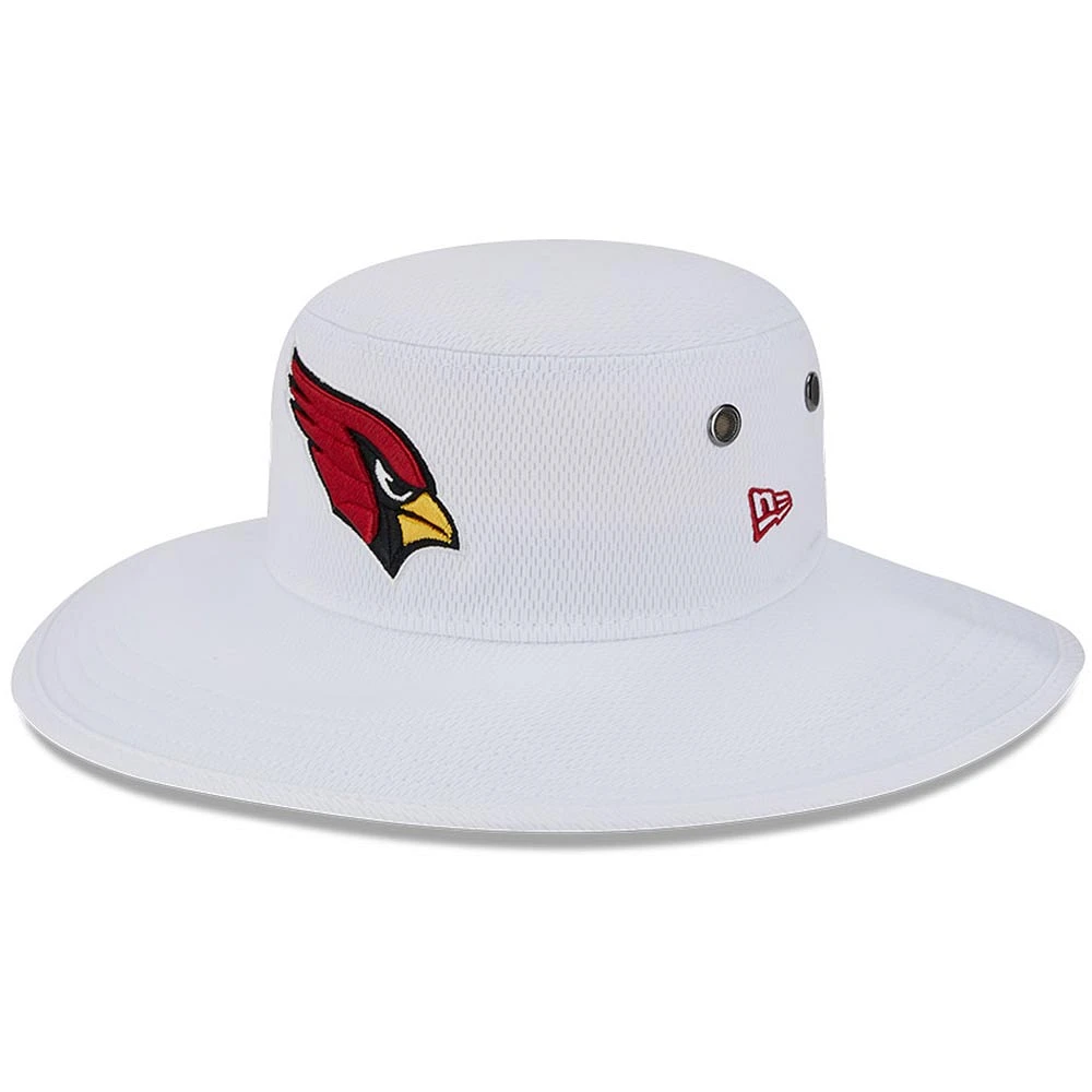 Chapeau bob Panama pour homme New Era Arizona Cardinals 2023 NFL Training Camp - Blanc