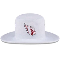 Men's New Era White Arizona Cardinals 2024 NFL Training Camp Panama Bucket Hat