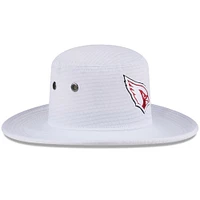 Bob New Era blanc pour homme des Cardinals de l'Arizona 2024 NFL Training Camp Panama