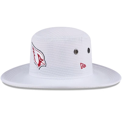 Men's New Era White Arizona Cardinals 2024 NFL Training Camp Panama Bucket Hat