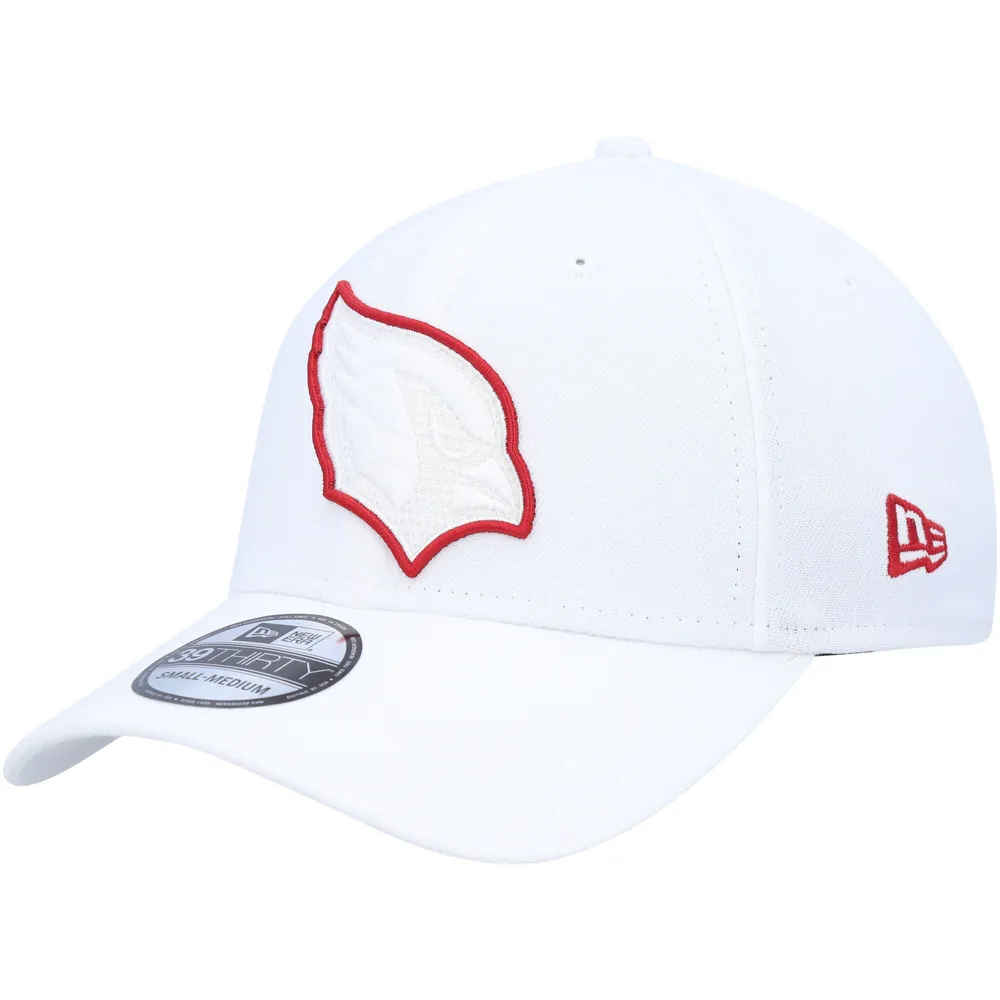 Lids Arizona Cardinals New Era Team White Out 39THIRTY Flex Hat