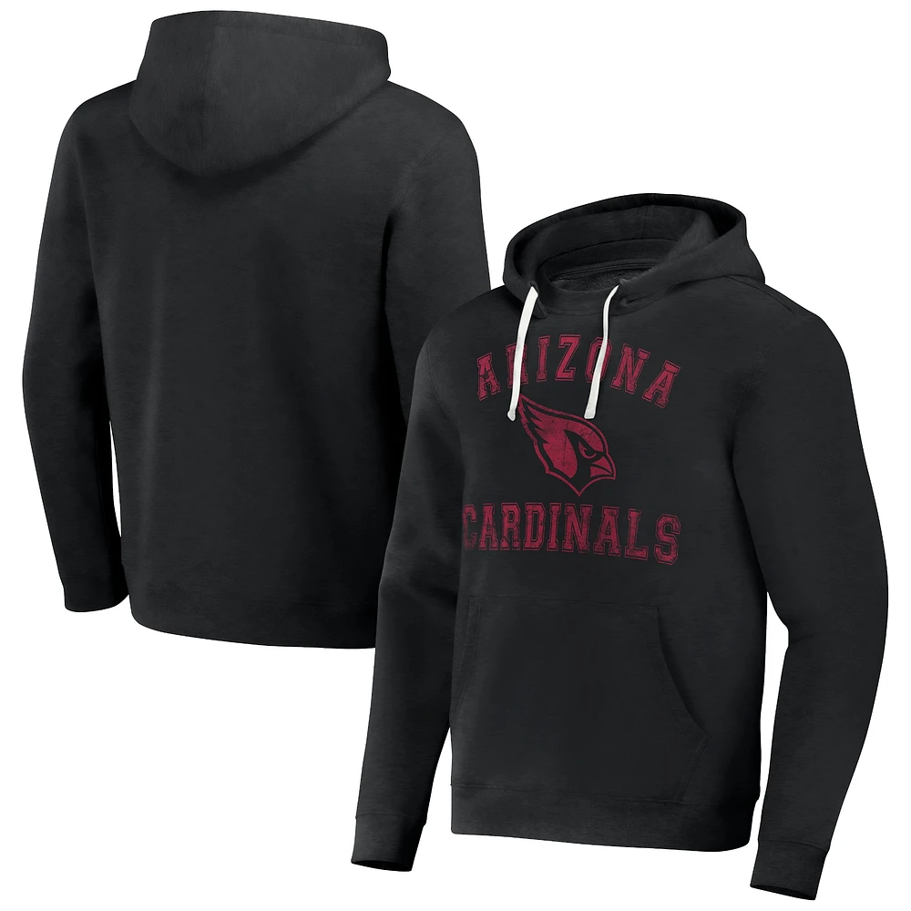 Men's NFL x Darius Rucker Collection by Fanatics Black Arizona Cardinals Coaches Pullover Hoodie