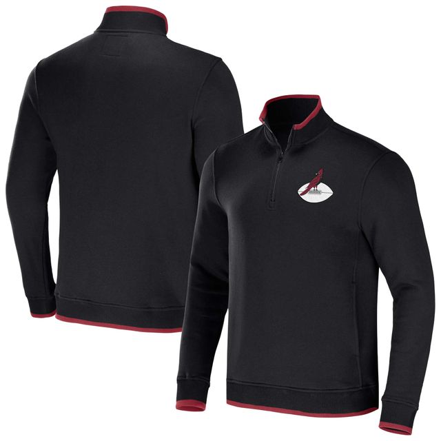 Collection NFL x Darius Rucker by Fanatics pour homme Noir Arizona Cardinals Logo Quarter-Zip Top