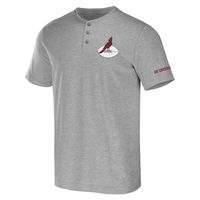 Men's NFL x Darius Rucker Collection by Fanatics Heather Gray Arizona Cardinals Henley T-Shirt