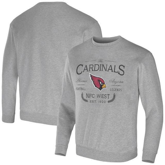 Collection NFL x Darius Rucker pour hommes par Fanatics Sweat-shirt à capuche gris chiné des Cardinals de l'Arizona