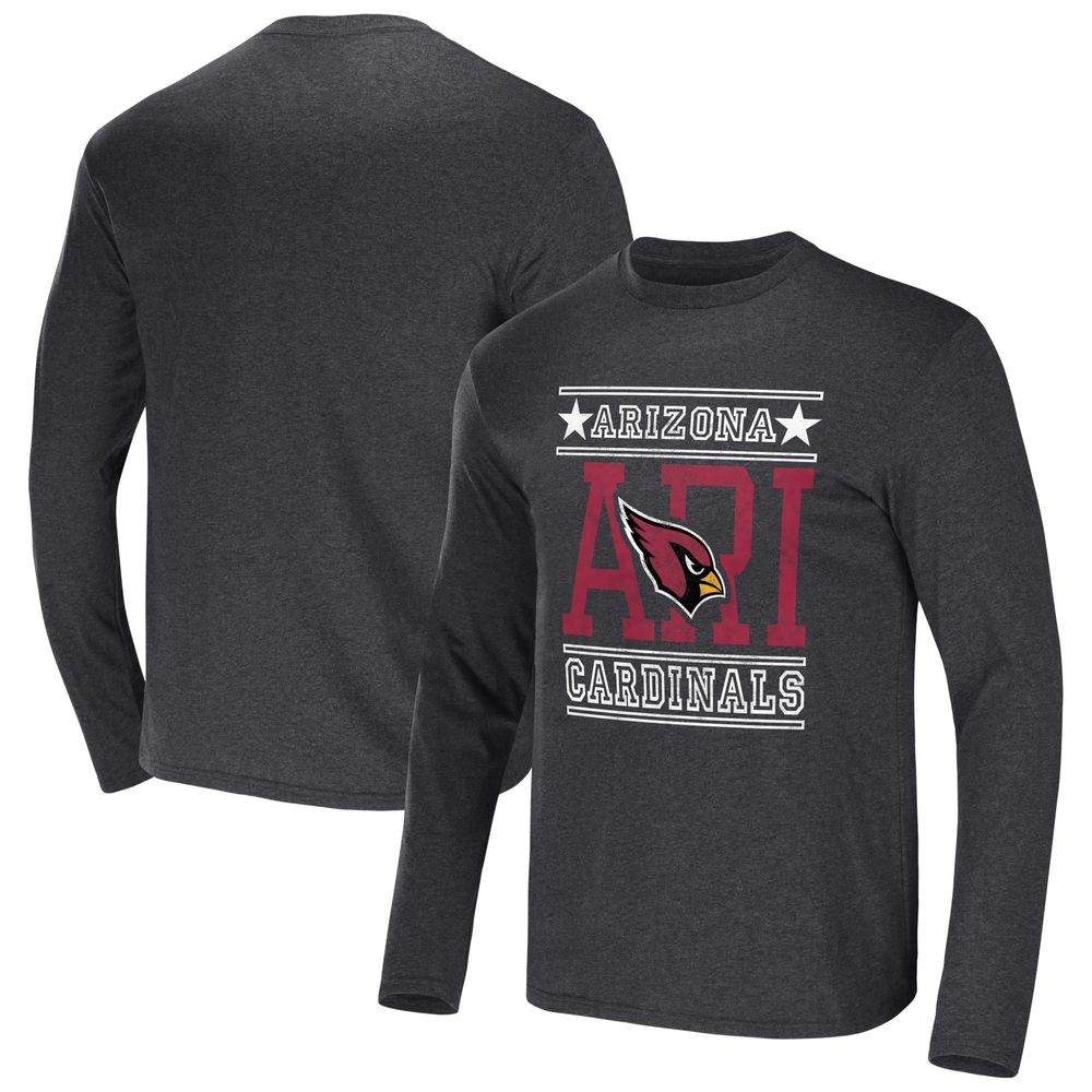 Men's NFL x Darius Rucker Collection by Fanatics Heathered Charcoal Arizona Cardinals Long Sleeve T-Shirt