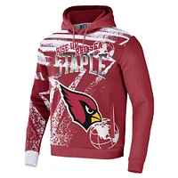 Men's NFL x Staple Cardinal Arizona Cardinals All Over Print Pullover Hoodie