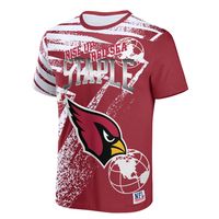 Men's NFL x Staple Cardinal Arizona Cardinals All Over Print T-Shirt