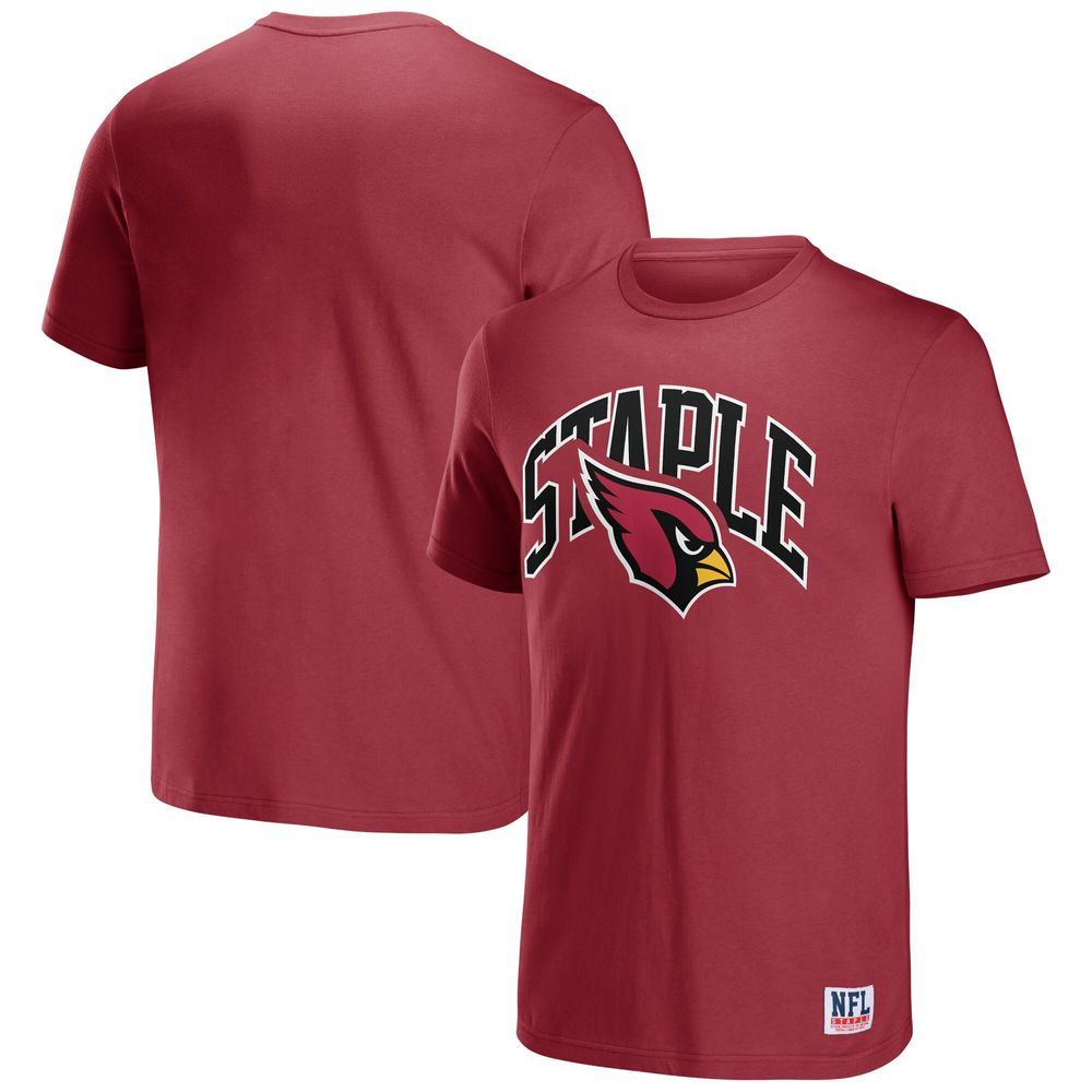 Men's NFL x Staple Cardinal Arizona Cardinals Logo Lockup T-Shirt