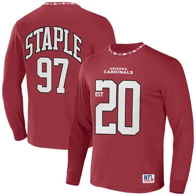 Arizona Cardinals NFL x Staple Core Team Long Sleeve T-Shirt - Red