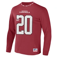 T-shirt à manches longues pour homme NFL x Staple Red Arizona Cardinals Core Team