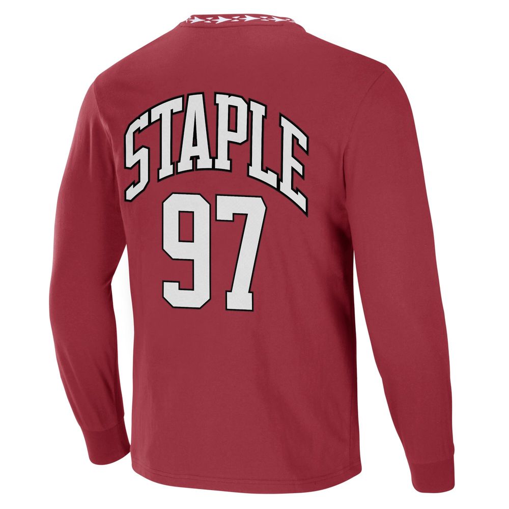 Men's NFL x Staple Red Arizona Cardinals Core Team Long Sleeve T-Shirt