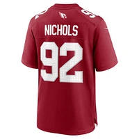 Maillot de match l'équipe Nike Bilal Nichols Cardinal Arizona Cardinals pour homme