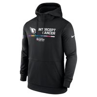 Men's Nike Black Arizona Cardinals 2022 NFL Crucial Catch - Therma Performance Pullover Hoodie