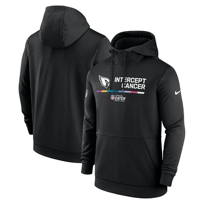 Men's Nike Black Arizona Cardinals 2022 NFL Crucial Catch - Therma Performance Pullover Hoodie