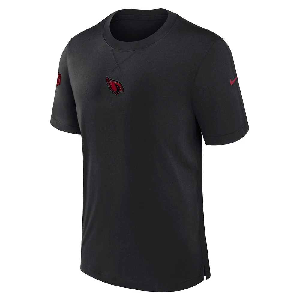 T-shirt Nike noir Arizona Cardinals 2023 Sideline Performance pour homme