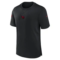 T-shirt Nike noir Arizona Cardinals 2023 Sideline Performance pour homme