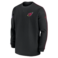 Men's Nike Black Arizona Cardinals 2024 Sideline Coaches Long Sleeve Top