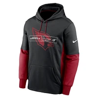 Sweat à capuche en molleton blocs de couleur Nike Cardinals l'Arizona noir pour homme