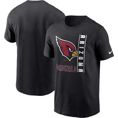 T-shirt essentiel Lockup des Cardinals de l'Arizona Nike pour homme, noir