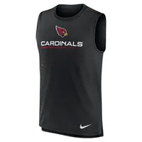 Débardeur Nike Arizona Cardinals Muscle Trainer pour homme, noir