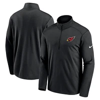 Men's Nike Black Arizona Cardinals Pacer Half-Zip Pullover