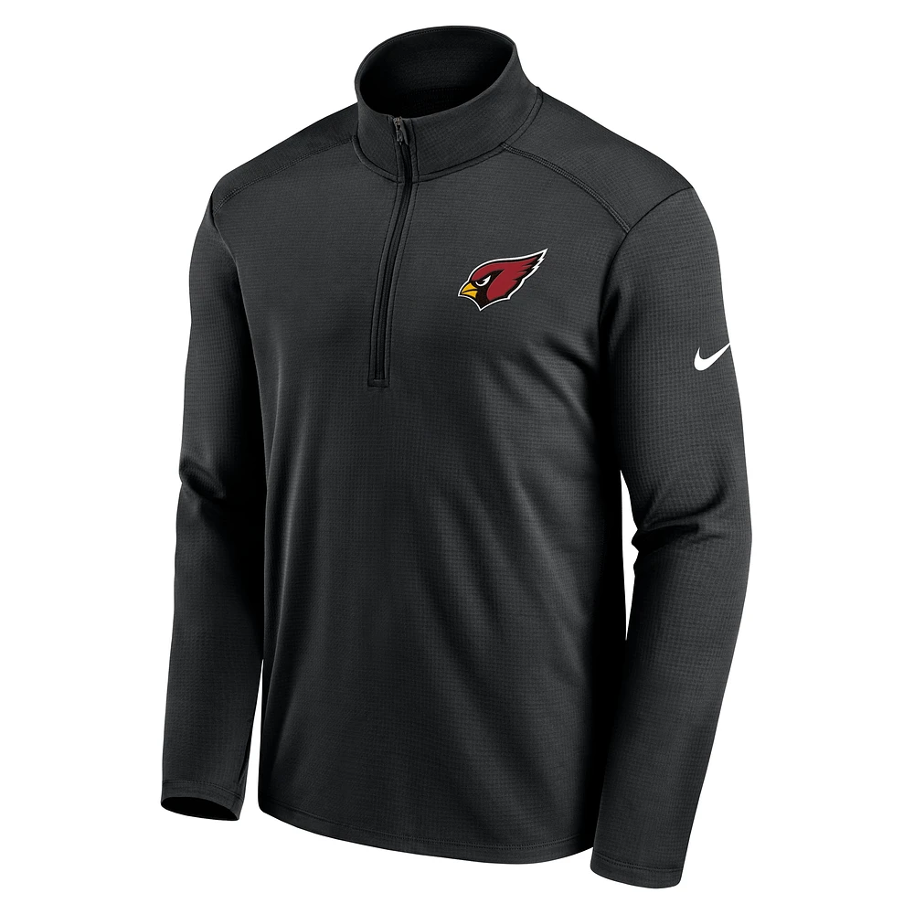 Men's Nike Black Arizona Cardinals Pacer Half-Zip Pullover