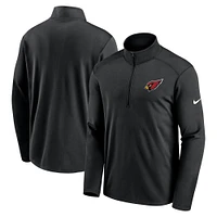 Men's Nike Black Arizona Cardinals Pacer Half-Zip Pullover