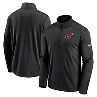 Haut à demi-zip Pacer des Cardinals de l'Arizona Nike pour homme, noir