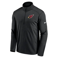 Haut à demi-zip Pacer des Cardinals de l'Arizona Nike pour homme, noir