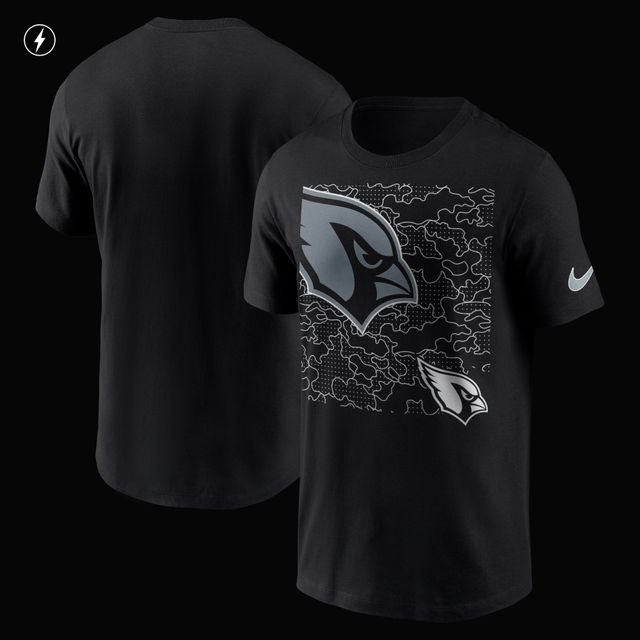 T-shirt Nike RFLCTV des Cardinals de l'Arizona pour homme - Noir