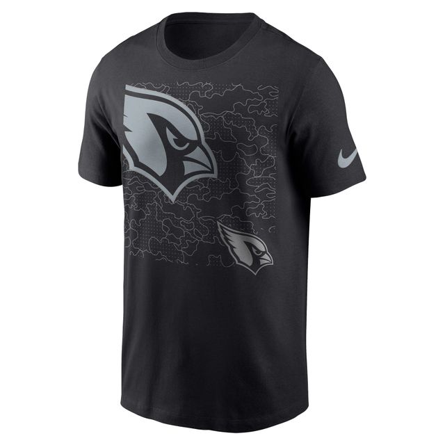 T-shirt Nike RFLCTV des Cardinals de l'Arizona pour homme - Noir