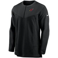 Men's Nike Black Arizona Cardinals Sideline Half-Zip UV Performance Jacket