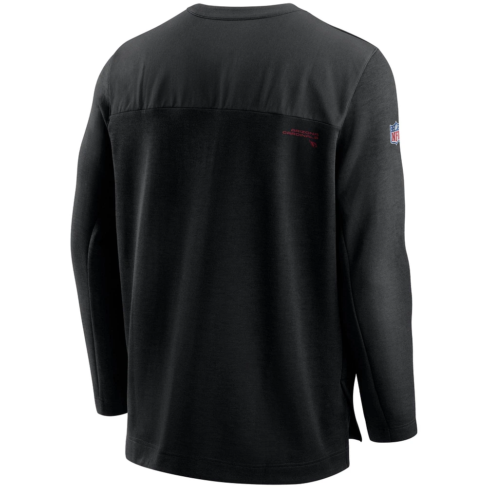 Men's Nike Black Arizona Cardinals Sideline Half-Zip UV Performance Jacket