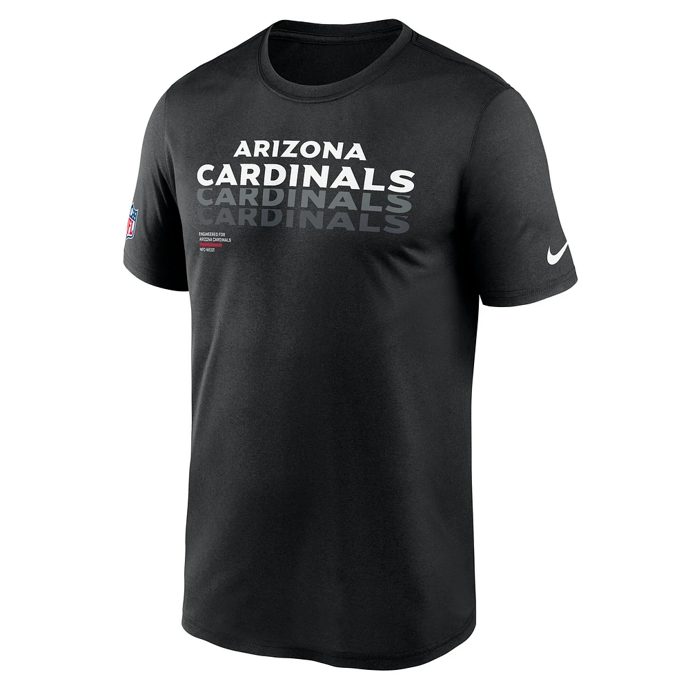 Men's Nike Black Arizona Cardinals Sideline Legend Performance T-Shirt