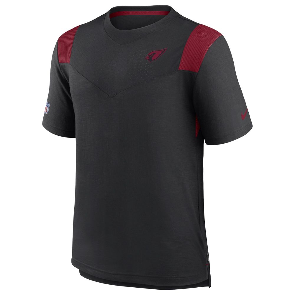 Men's Nike Black Arizona Cardinals Sideline Tonal Logo Performance Player T-Shirt