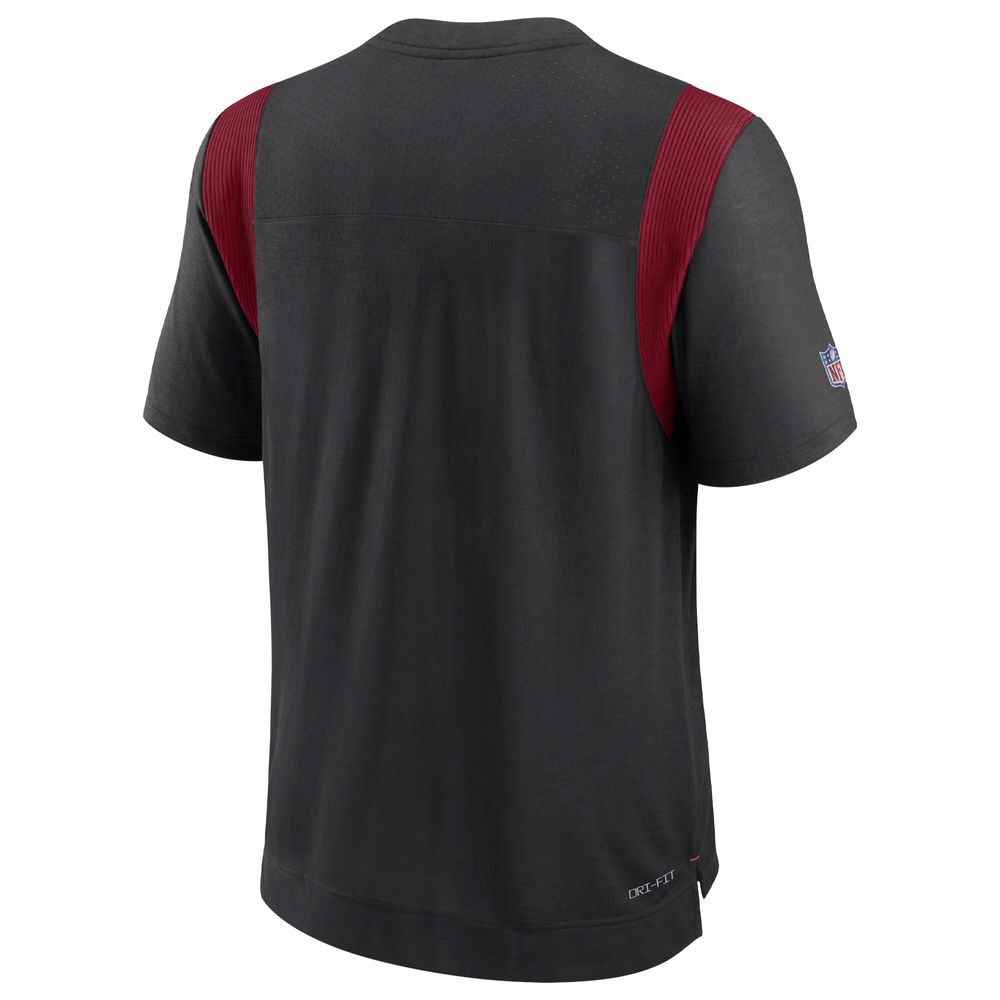 Men's Nike Black Arizona Cardinals Sideline Tonal Logo Performance Player T-Shirt