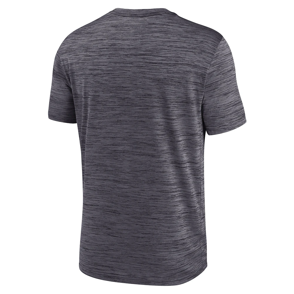 T-shirt Nike Performance Arizona Cardinals Velocity Arch pour homme - Noir